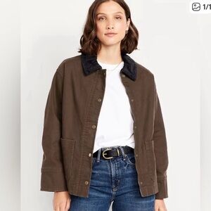 Old Navy Women's Canvas Barn Jacket Brand New